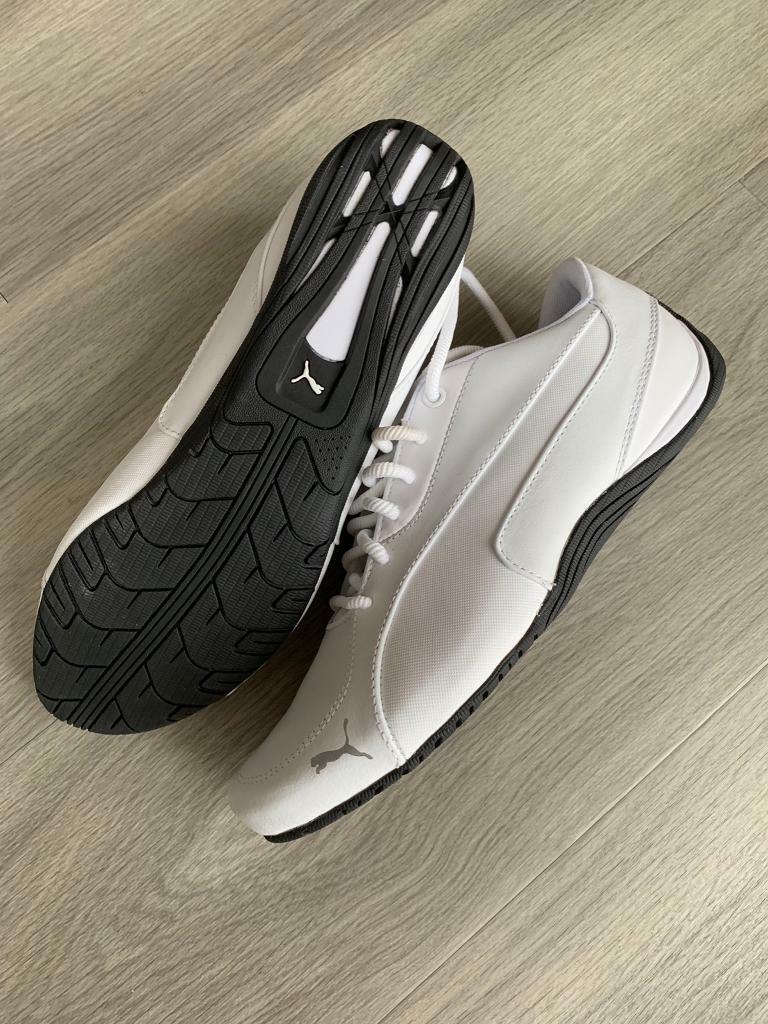 puma drift cat 5 carbon white